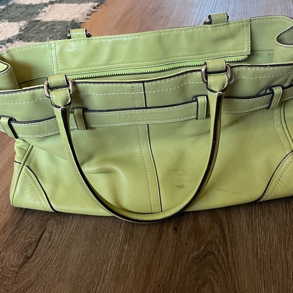 Coach Bags Y2k Green Leather Coach Purse Poshmark